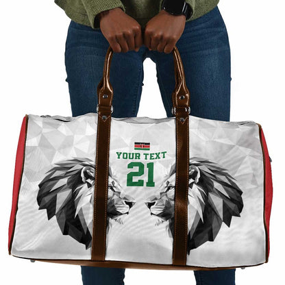 Custom Rugby Africa Kenya Travel Bag White Kenyan 22-23 Motif