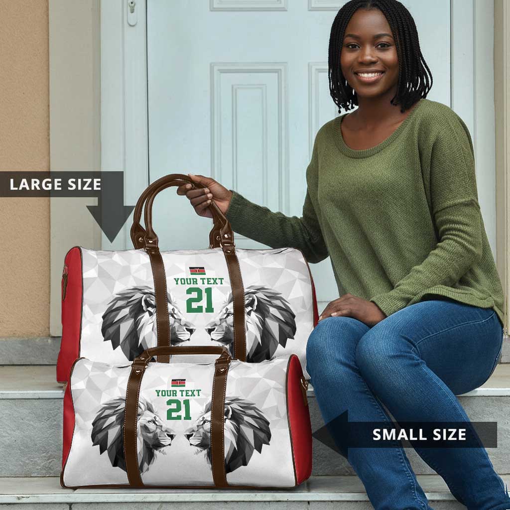 Custom Rugby Africa Kenya Travel Bag White Kenyan 22-23 Motif