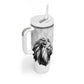 Custom Rugby Africa Kenya Tumbler With Handle White Kenyan 22-23 Motif - African Pride