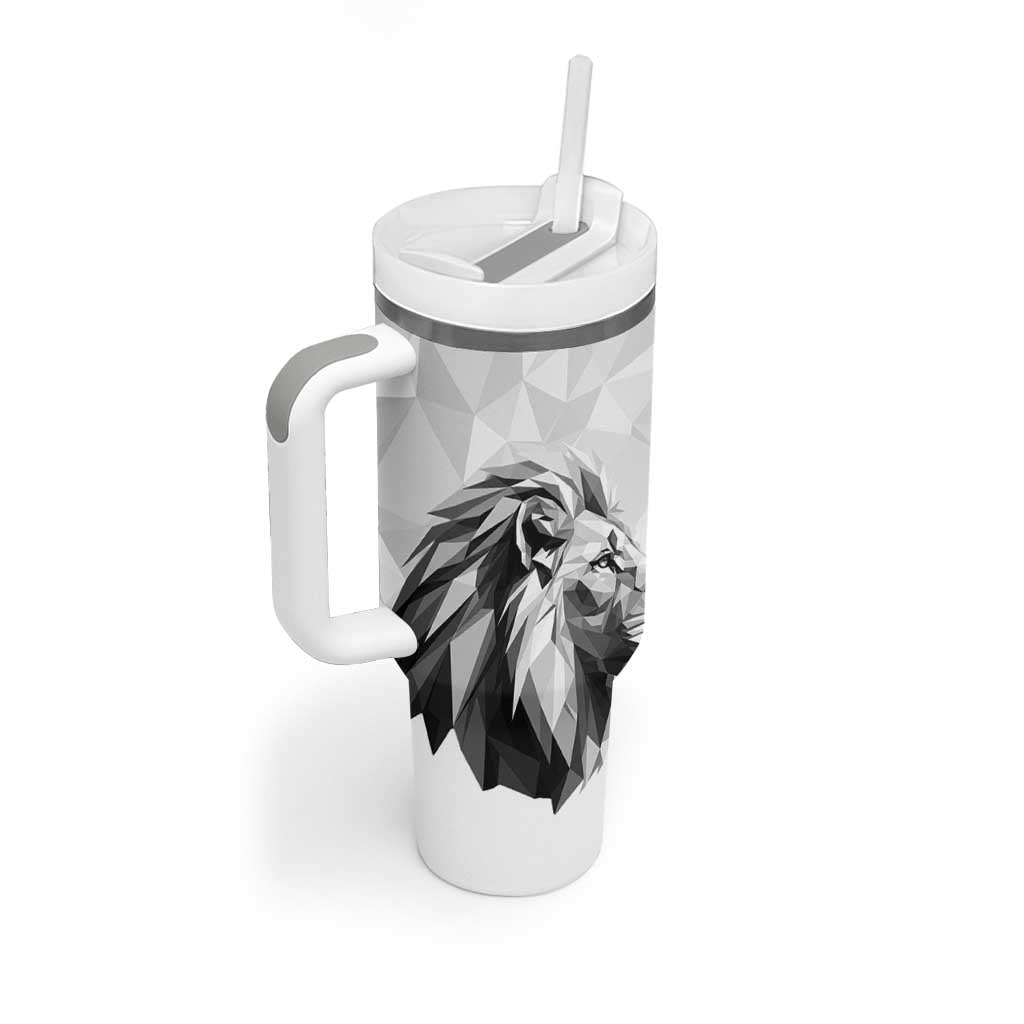 Custom Rugby Africa Kenya Tumbler With Handle White Kenyan 22-23 Motif - African Pride