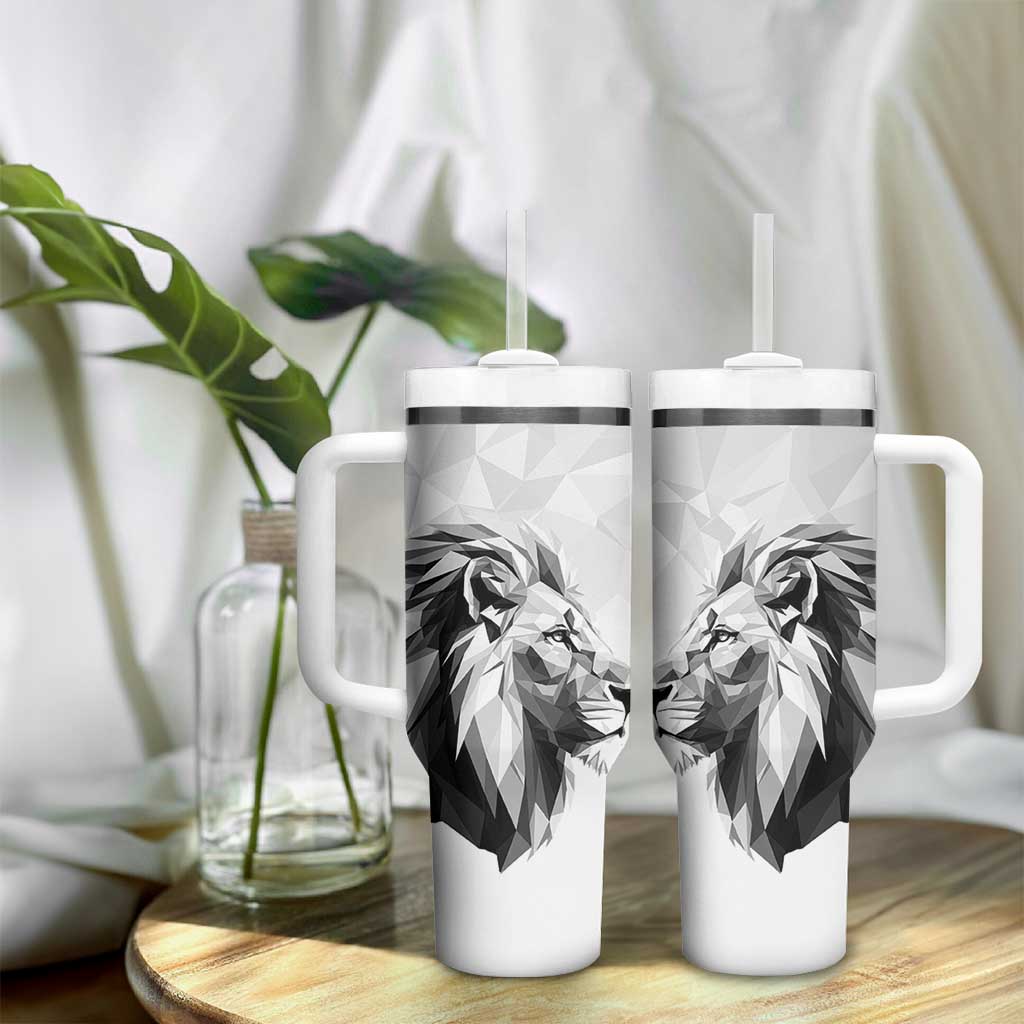 Custom Rugby Africa Kenya Tumbler With Handle White Kenyan 22-23 Motif - African Pride