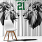 Custom Rugby Africa Kenya Window Curtain White Kenyan 22-23 Motif - African Pride