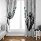 Custom Rugby Africa Kenya Window Curtain White Kenyan 22-23 Motif - African Pride