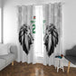 Custom Rugby Africa Kenya Window Curtain White Kenyan 22-23 Motif - African Pride