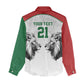 Custom Rugby Africa Kenya Women Casual Shirt White Kenyan 22-23 Motif - African Pride
