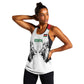 Custom Rugby Africa Kenya Women Racerback Tank White Kenyan 22-23 Motif - African Pride