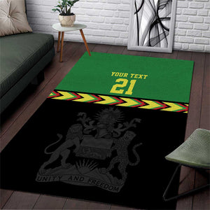 Custom Cricket Africa Malawi Area Rug Malawi Chevron Pattern - African Pride