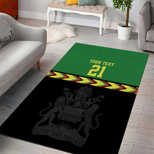 Custom Cricket Africa Malawi Area Rug Malawi Chevron Pattern - African Pride