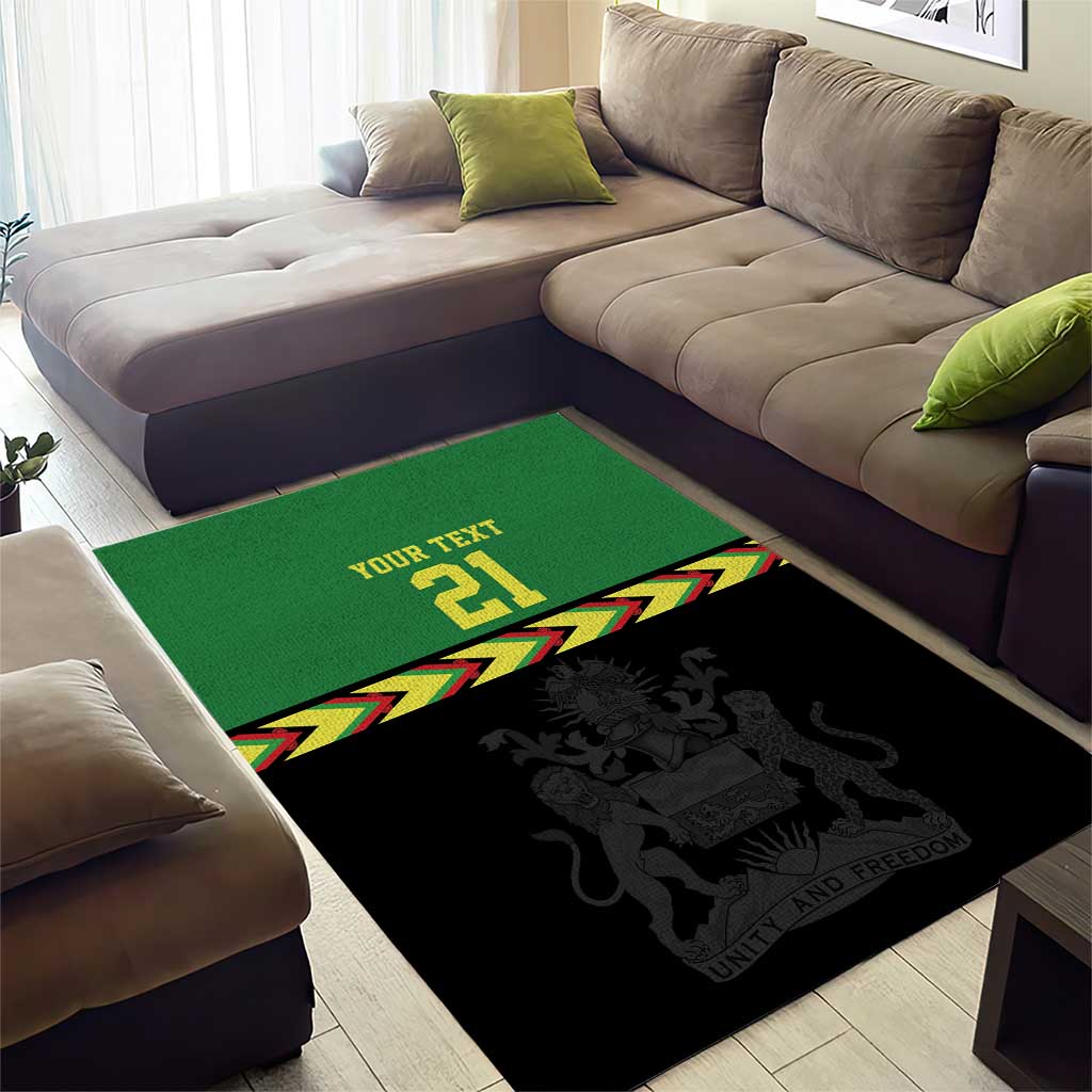 Custom Cricket Africa Malawi Area Rug Malawi Chevron Pattern - African Pride