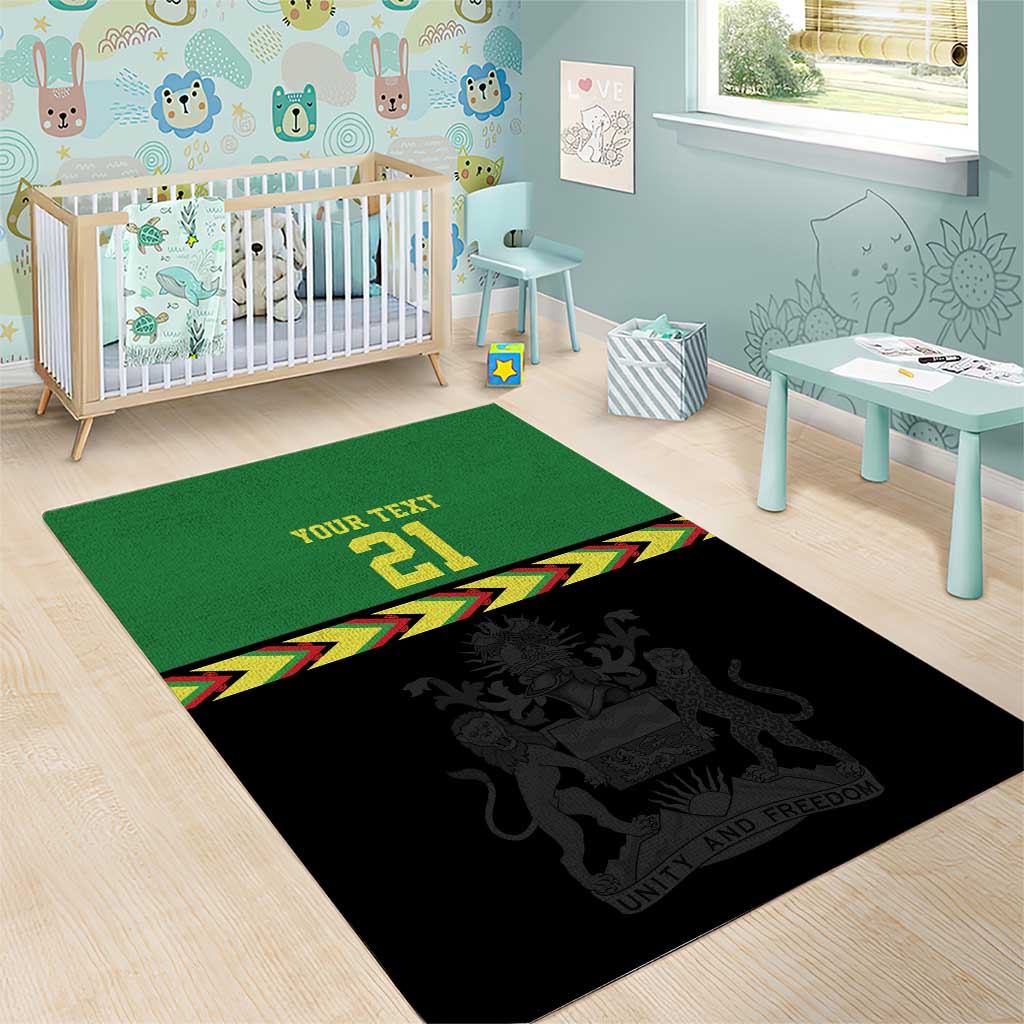 Custom Cricket Africa Malawi Area Rug Malawi Chevron Pattern - African Pride