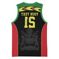 Custom Cricket Africa Malawi Basketball Jersey Malawi Chevron Pattern - African Pride