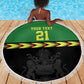 Custom Cricket Africa Malawi Beach Blanket Malawi Chevron Pattern - African Pride