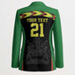 Custom Cricket Africa Malawi Blazer Malawi Chevron Pattern