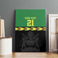 Custom Cricket Africa Malawi Canvas Wall Art Malawi Chevron Pattern - African Pride