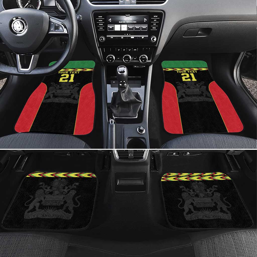 Custom Cricket Africa Malawi Car Mats Malawi Chevron Pattern - African Pride