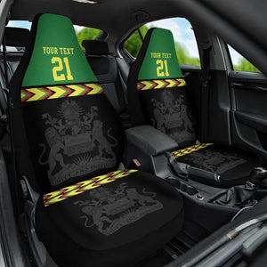 Custom Cricket Africa Malawi Car Seat Cover Malawi Chevron Pattern - African Pride
