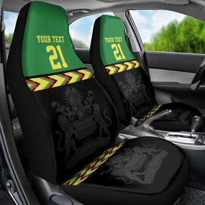 Custom Cricket Africa Malawi Car Seat Cover Malawi Chevron Pattern - African Pride