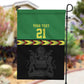 Custom Cricket Africa Malawi Garden Flag Malawi Chevron Pattern - African Pride