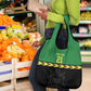 Custom Cricket Africa Malawi Grocery Bag Malawi Chevron Pattern - African Pride