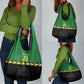 Custom Cricket Africa Malawi Grocery Bag Malawi Chevron Pattern - African Pride