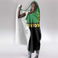 Custom Cricket Africa Malawi Hooded Blanket Malawi Chevron Pattern - African Pride