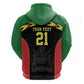 Custom Cricket Africa Malawi Hoodie Malawi Chevron Pattern - African Pride