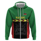 Custom Cricket Africa Malawi Hoodie Malawi Chevron Pattern - African Pride