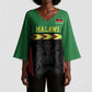 Custom Cricket Africa Malawi Kimono Sleeve Blouse Malawi Chevron Pattern