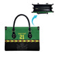 Custom Cricket Africa Malawi Leather Bag Malawi Chevron Pattern