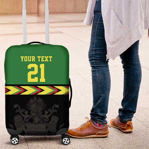 Custom Cricket Africa Malawi Luggage Cover Malawi Chevron Pattern - African Pride