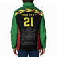 Custom Cricket Africa Malawi Padded Jacket Malawi Chevron Pattern