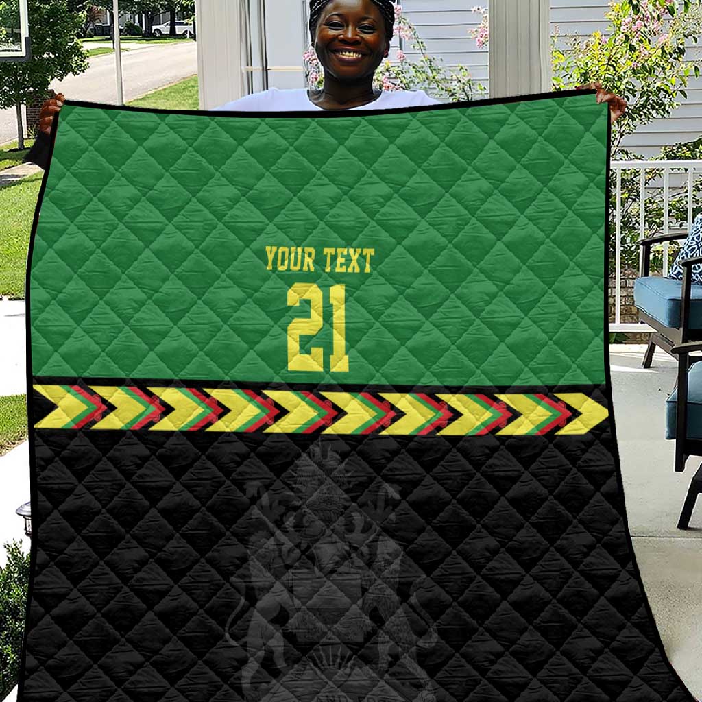 Custom Cricket Africa Malawi Quilt Malawi Chevron Pattern - African Pride