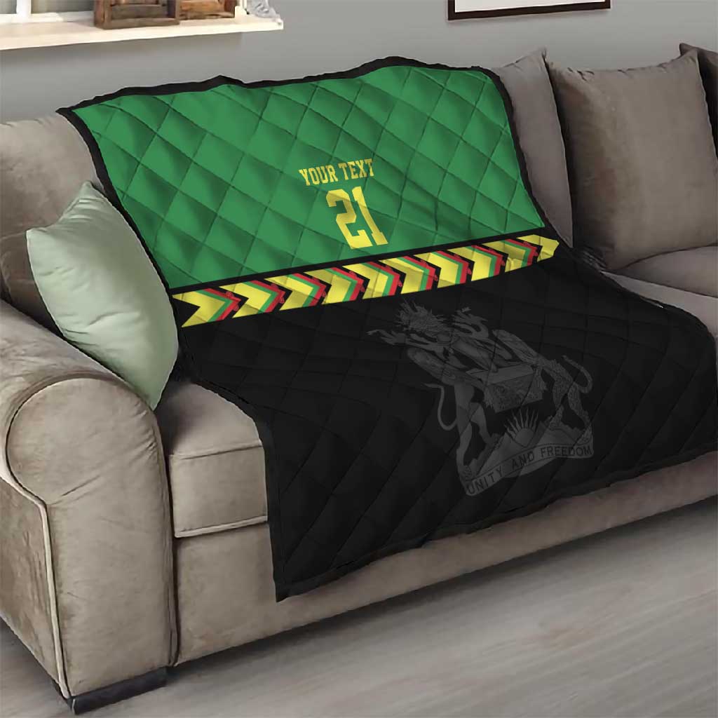 Custom Cricket Africa Malawi Quilt Malawi Chevron Pattern - African Pride