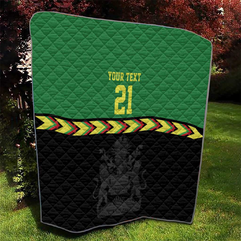 Custom Cricket Africa Malawi Quilt Malawi Chevron Pattern - African Pride