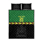 Custom Cricket Africa Malawi Quilt Bed Set Malawi Chevron Pattern - African Pride