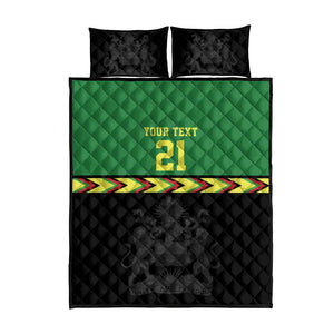 Custom Cricket Africa Malawi Quilt Bed Set Malawi Chevron Pattern - African Pride