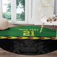 Custom Cricket Africa Malawi Round Carpet Malawi Chevron Pattern - African Pride