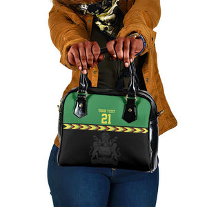 Custom Cricket Africa Malawi Shoulder Handbag Malawi Chevron Pattern - African Pride