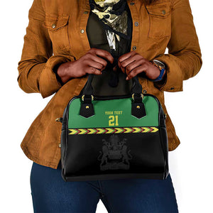 Custom Cricket Africa Malawi Shoulder Handbag Malawi Chevron Pattern - African Pride