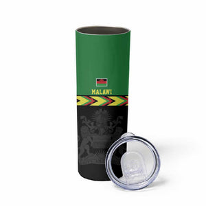 Custom Cricket Africa Malawi Skinny Tumbler Malawi Chevron Pattern - African Pride