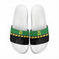Custom Cricket Africa Malawi Slide Sandals Malawi Chevron Pattern