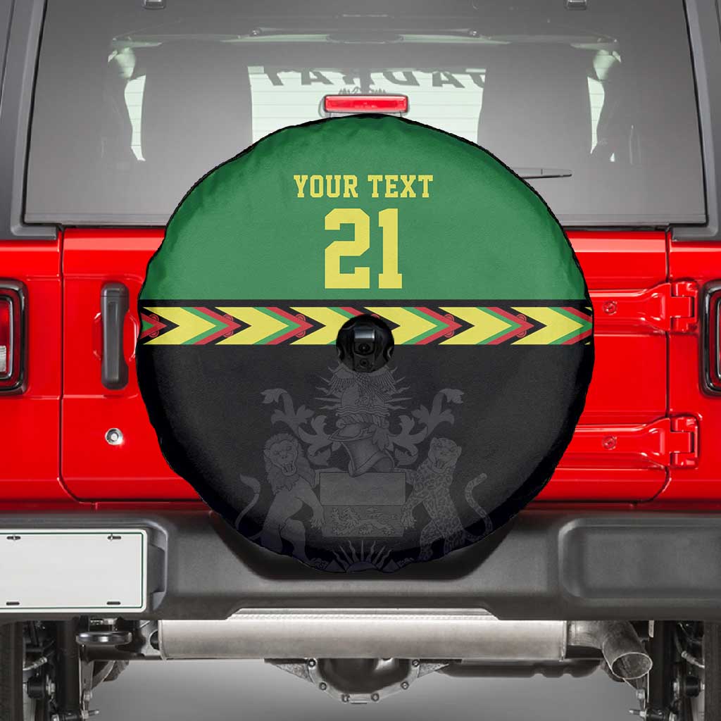 Custom Cricket Africa Malawi Spare Tire Cover Malawi Chevron Pattern - African Pride