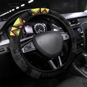 Cricket Africa Malawi Steering Wheel Cover Malawi Chevron Pattern - African Pride