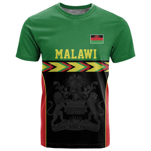 Custom Cricket Africa Malawi T shirt Malawi Chevron Pattern - African Pride