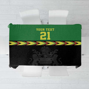 Custom Cricket Africa Malawi Tablecloth Malawi Chevron Pattern - African Pride