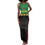 Custom Cricket Africa Malawi Tank Maxi Dress Malawi Chevron Pattern - African Pride