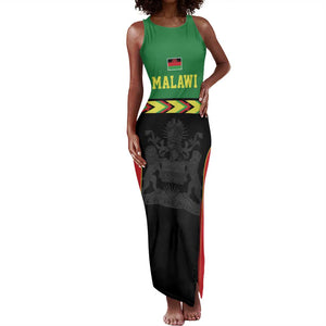 Custom Cricket Africa Malawi Tank Maxi Dress Malawi Chevron Pattern - African Pride