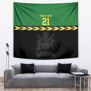 Custom Cricket Africa Malawi Tapestry Malawi Chevron Pattern - African Pride