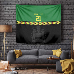 Custom Cricket Africa Malawi Tapestry Malawi Chevron Pattern - African Pride