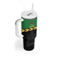 Custom Cricket Africa Malawi Tumbler With Handle Malawi Chevron Pattern - African Pride